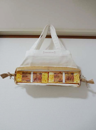 玉子を大切に持ち運ぶためのバッグ 